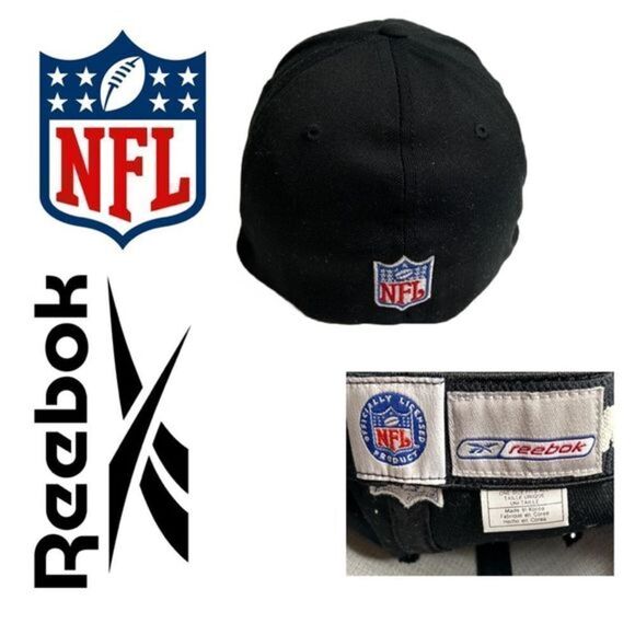 Reebok Black Super Bowl XXXVI New Orleans Hat - Sunday, February 3, 2002 - OSFA‎ - Picture 3 of 3